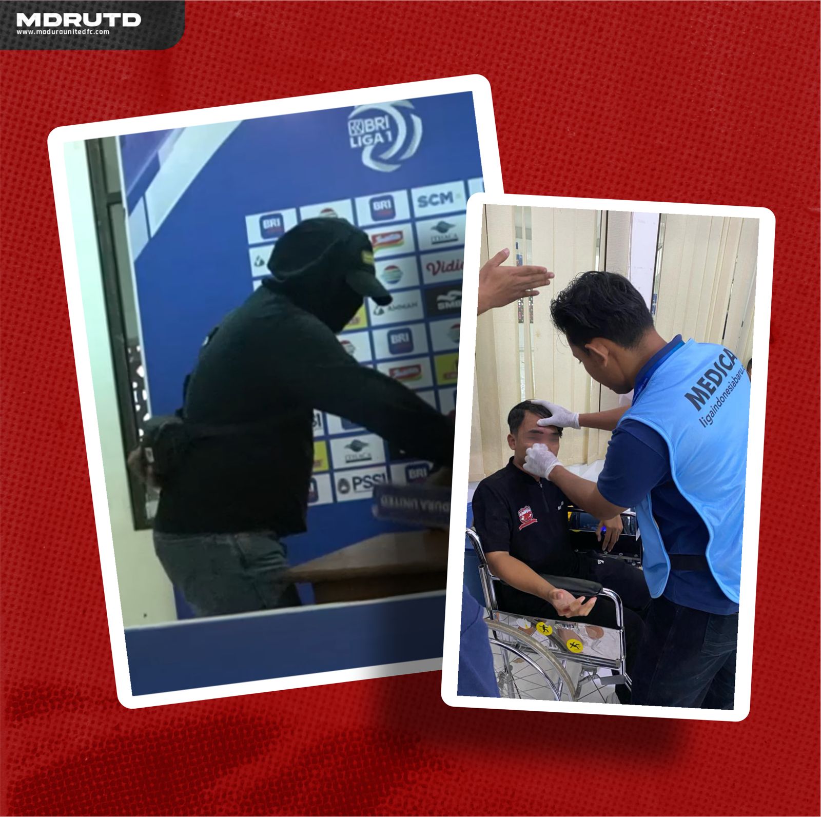 Media Officer Dihajar, Manajemen Madura United Bakal Seret Oknum Suporter PSS Sleman ke Penjara