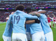 (Piala Liga Inggris) Arsenal 0-3 Manchester City: Trofi Perdana 