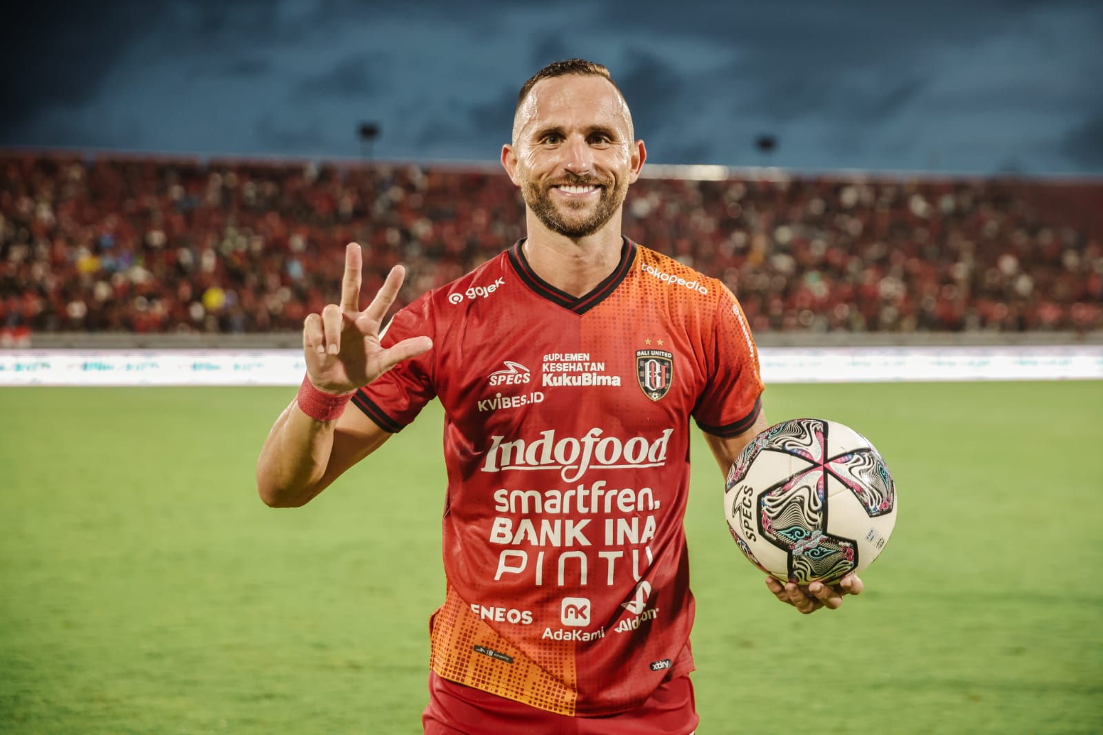 Hat-trick di Usia 35 Tahun, Ilija Spasojevic: Umur Hanya Angka