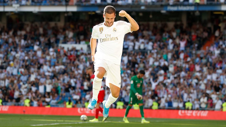 Real Madrid 4-2 Granada: Eden Hazard Pecah Telur
