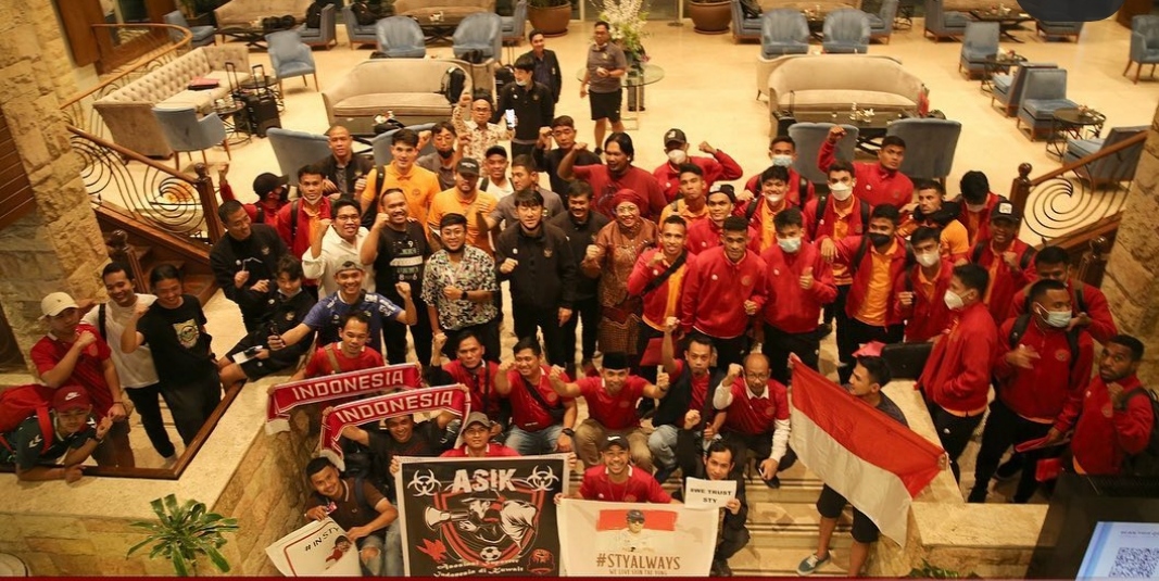 Timnas Indonesia Dapat Dukungan Langsung Suporter di Kuwait