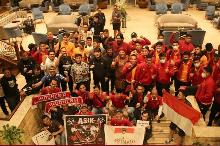 Timnas Indonesia Dapat Dukungan Langsung Suporter di Kuwait