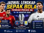 Jadwal Pertandingan Bola Tengah Pekan Ini, 11-14 Agustus 2026: Manchester United dan Real Madrid Beraksi
