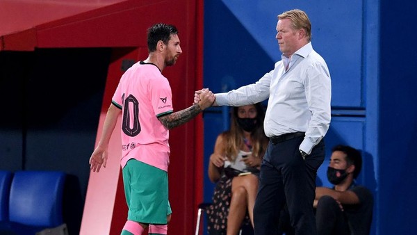 Cerita Ronald Koeman Bujuk Lionel Messi untuk Bertahan di Barcelona