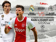 Real Madrid Vs Ajax Amsterdam: Dominasi El Real dalam 7 Duel Terakhir