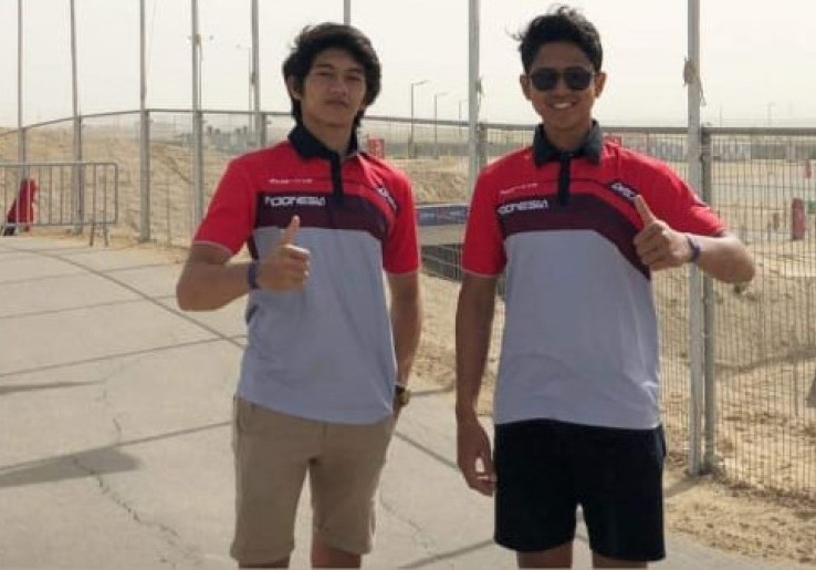 Tampil dengan Biaya Sendiri, Diva dan Delvintor Kibarkan Merah Putih di Motocross Kuwait 