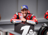 Niat Hati Merangkul Bulan, Dovizioso Justru Terganjal Ban