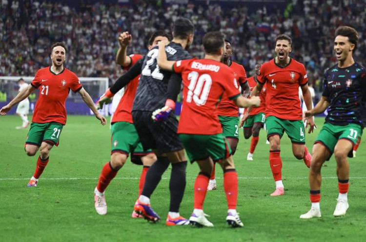 Hasil Euro 2024: Menang Adu Penalti 3-0 atas Slovenia, Portugal Jumpa Prancis di Perempat Final