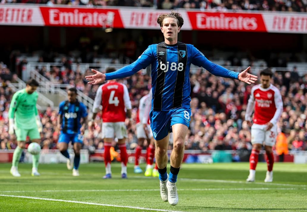 Hasil Premier League: Tertekan dalam Perburuan Titel, Arsenal Kalah 1-2 Melawan Bournemouth di Emirates Stadium