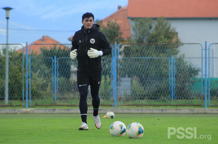 Adi Satryo Siap Pertahankan Posisi Penjaga Gawang Timnas Indonesia U-19