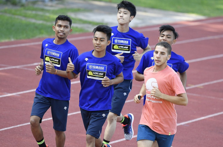 Pembalap Indonesia Fokus Jalani Latihan Fisik di Akademi Valentino Rossi
