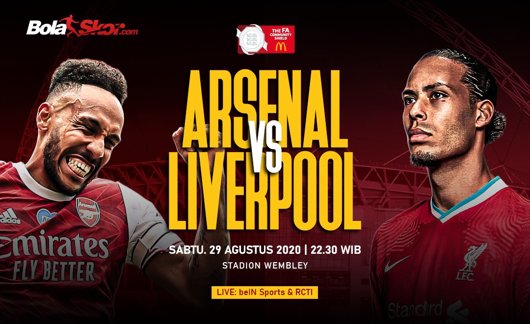 Prediksi Arsenal Vs Liverpool: The Reds Sudah Lama Tak Jadi Juara Community Shield