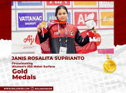 Janis Rosalita Kembali Sabet Medali Emas dari Finswimming