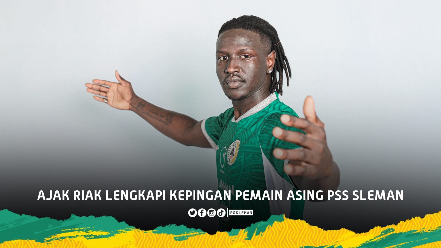Elvis Kamsoba dan Ajak Riak Jalani Debut, PSS Sleman Inginkan Satu Pemain Anyar Lagi
