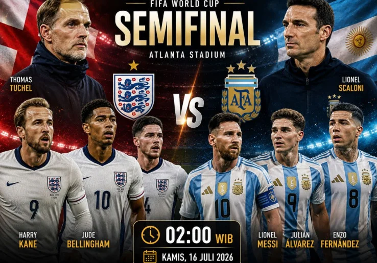 Prediksi dan Statistik Inggris vs Argentina: Pertemuan Dua Rival Klasik dalam Sejarah Sepak Bola Dunia