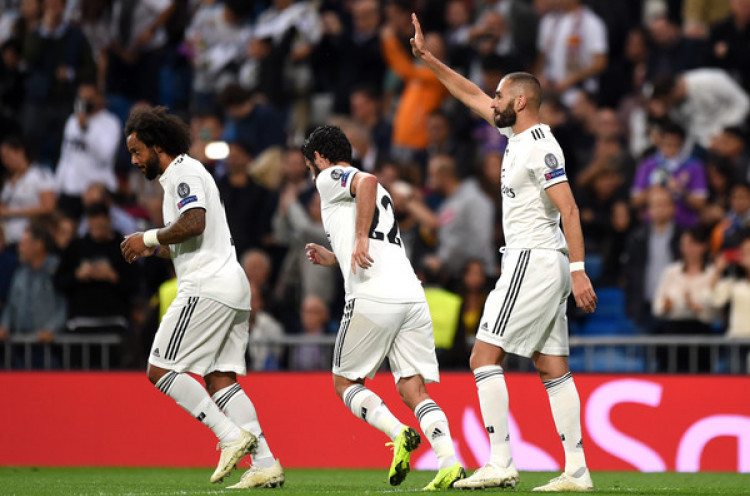 Hasil Liga Champions Lainnya: Real Madrid Akhiri Tren Tanpa Kemenangan, Benzema Masuk Buku Rekor 