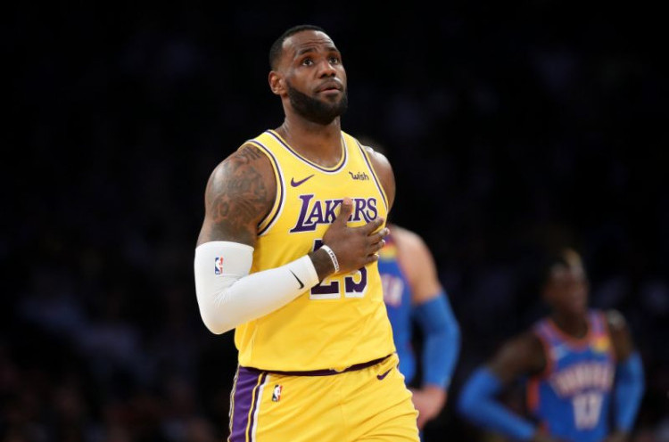 Hasil NBA: Lakers Menang, LeBron James Punya Rekor Mengesankan 