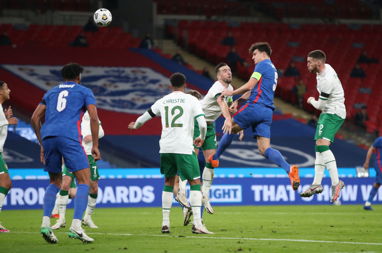 Inggris 3-0 Irlandia, Harry Maguire Pertegas Sumbangsih Man United untuk The Three Lions