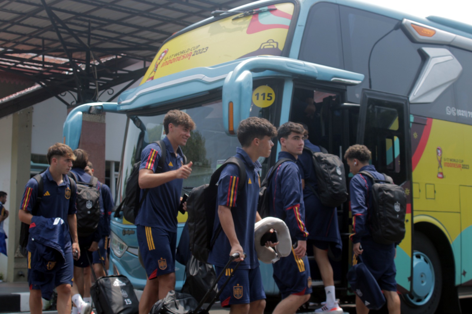Marc Guiu bersama Timnas Spanyol U-17 Tiba di Solo, Pilih Tunda Latihan