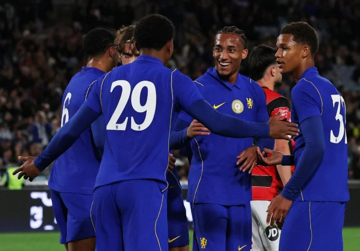 Hasil Laga Uji Coba: Pesta 10 Gol di Accor Stadium, Chelsea Menang 6-4 atas Western Sydney Wanderers