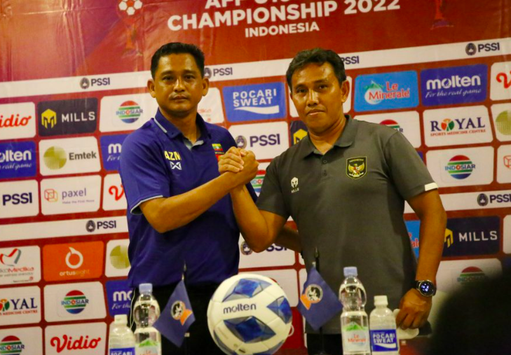Pelatih Myanmar Sebut Tekanan Ada pada Timnas Indonesia U-16