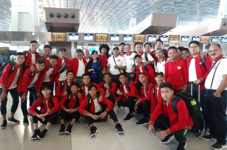 Rampungkan TC, Timnas Indonesia U-18 Berangkat ke Vietnam