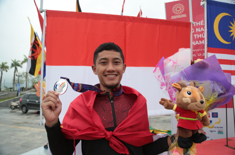 SEA Games 2021: Tuntaskan Lebih 162 Kilometer, Aiman Cahyadi Raih Perak Balap Sepeda