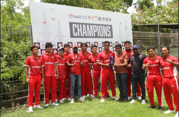 Cricket Putra Indonesia Juara Rising East Asia Triseries 2025, Cetak Rekor Dunia