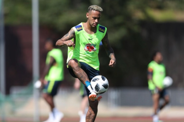 Kabar Gembira untuk Brasil, Neymar Kembali Berlatih