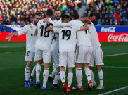 Hasil Liga-liga Eropa: Real Madrid Menang, AC Milan Tertahan