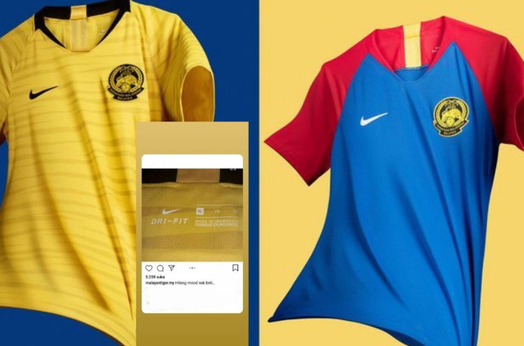Kocak, Fans Urung Beli Jersey Malaysia karena Berlabel Made in Indonesia