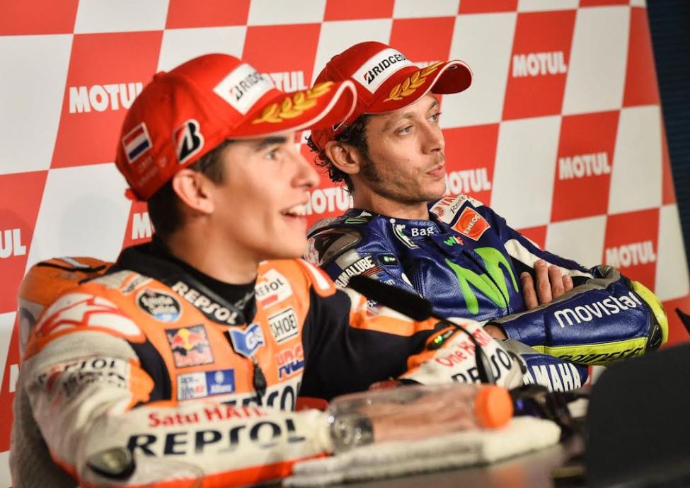 Kini Jadi Rider Senior MotoGP, Marc Marquez Akui Valentino Rossi sebagai Idolanya