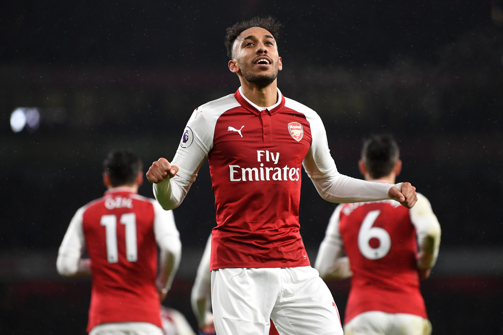 Arsene Wenger Lontarkan Pujian kepada Aubameyang dan Ramsey