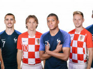 Final Piala Dunia 2018: Prancis dan Kroasia Pakai Jersey Utama