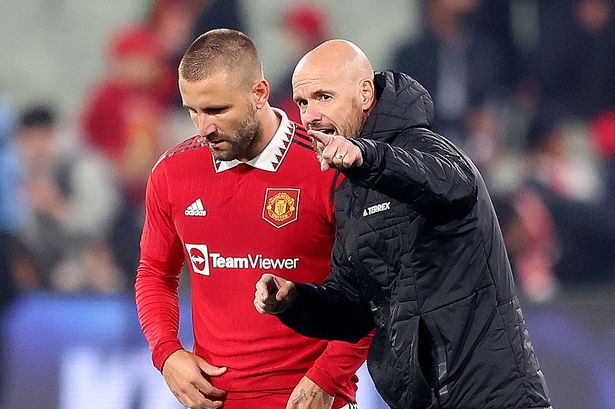 Sempat Diparkir, Luke Shaw Berikan Pujian untuk Erik ten Hag
