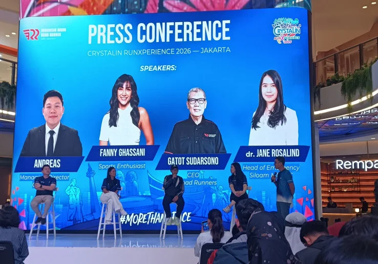 Diikuti Fanny Ghassani dan 8.500 Pelari, Crystalin Run Xperience Meriahkan Jakarta Awal Oktober