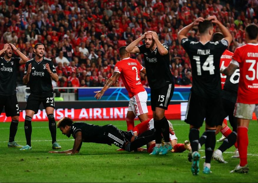 Buruk dan Memalukan, Performa Juventus Kontra Benfica