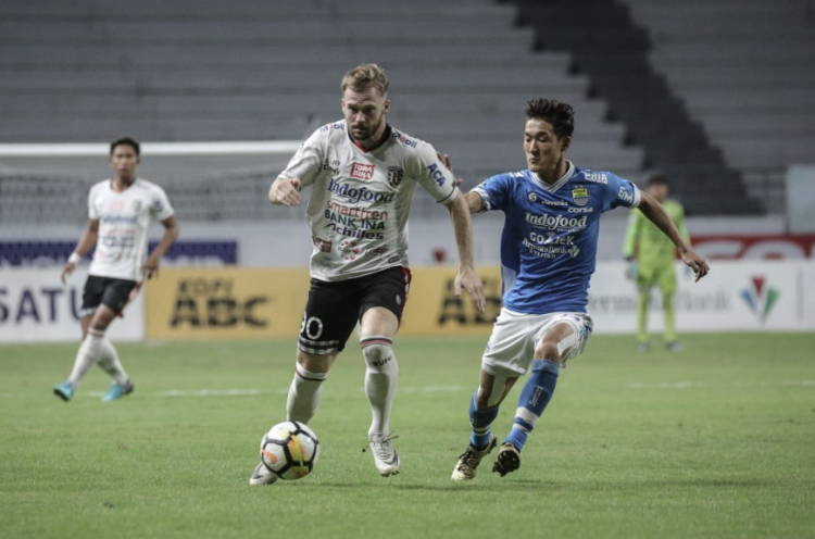 Persib Bandung 1-1 Bali United, Supardi Nasir Selamatkan Maung Bandung