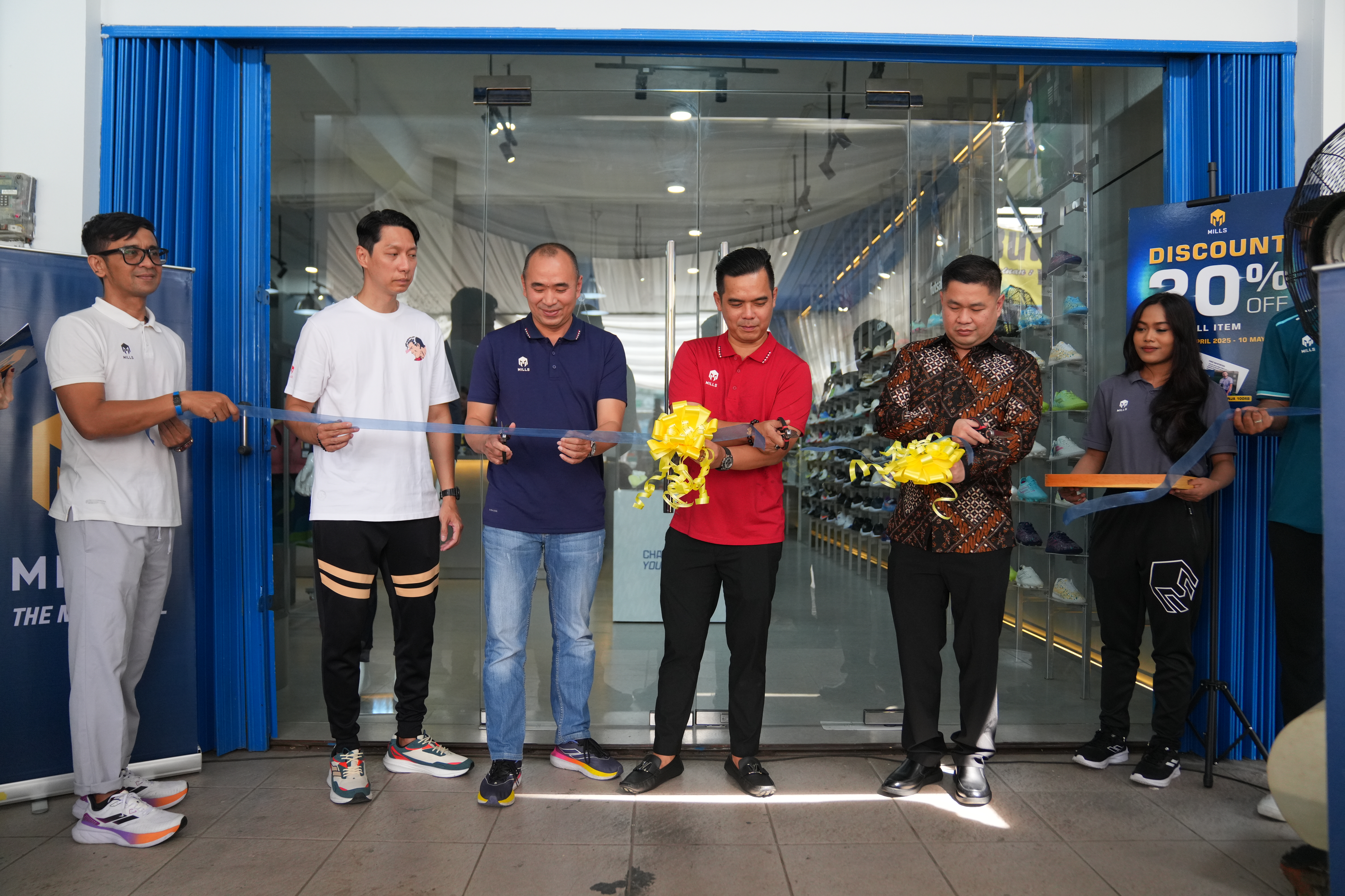 Mills Lebarkan Sayap ke Tangerang, Terus Tumbuh Jadi Apparel Olahraga Nomor Satu Tanah Air