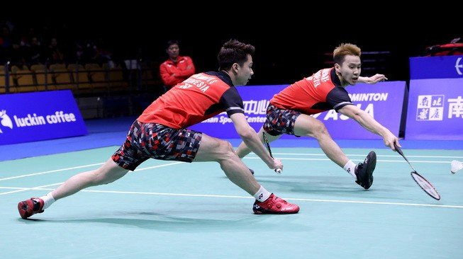 Final Indonesia Open 2019: Kalahkan Hendra/Ahsan, Kevin/Marcus Kukuhkan Diri Sebagai Penguasa Istora