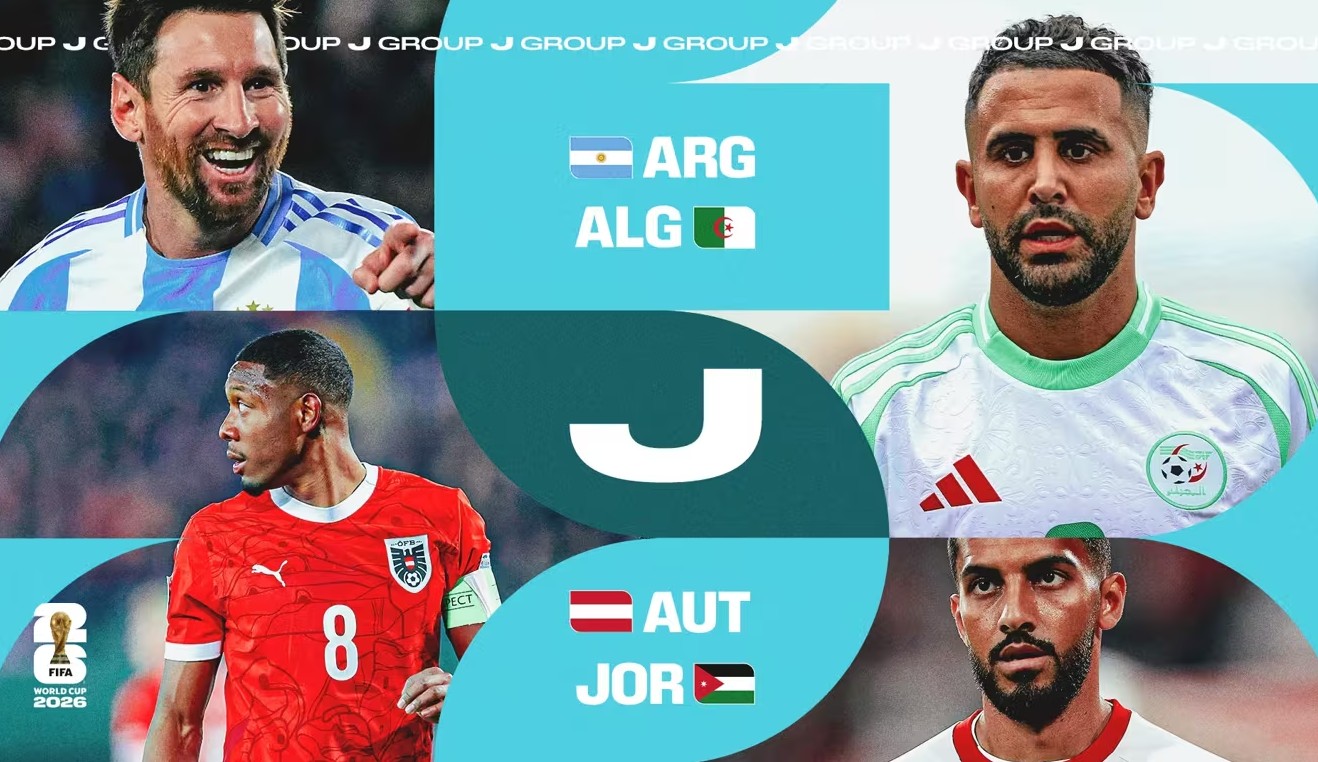 Profil Grup J Piala Dunia 2026: Argentina Terdepan, Austria, Aljazair, dan Yordania Mengintai