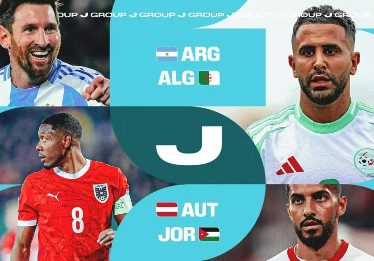 Profil Grup J Piala Dunia 2026: Argentina Terdepan, Austria, Aljazair, dan Yordania Mengintai