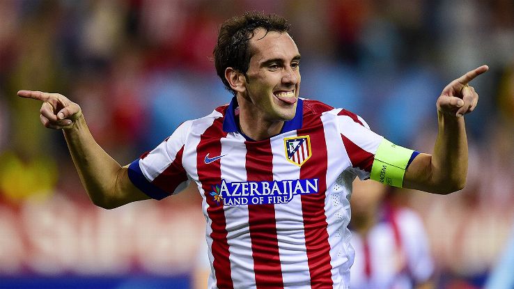 Diego Godin Akan Absen Bela Atletico Selama Dua Pekan