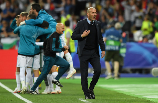Zidane bersama Daftar Pelatih Tersukses di Liga Champions
