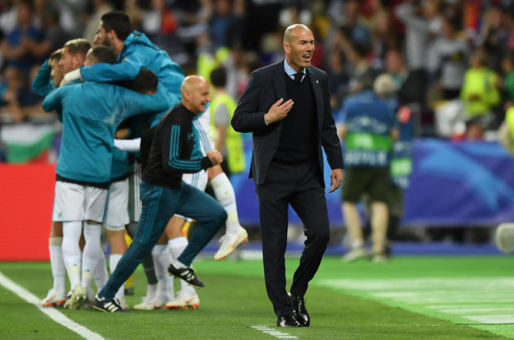 Zidane bersama Daftar Pelatih Tersukses di Liga Champions