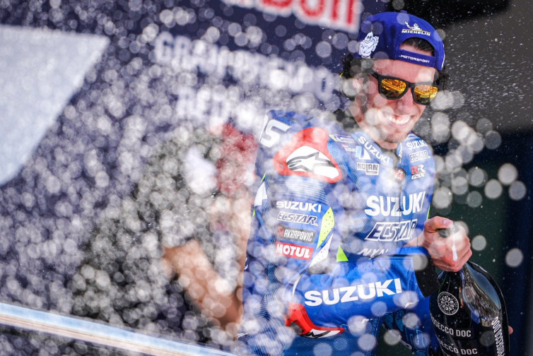 Lomba MotoGP Inggris: Lagi, Marc Marquez Kalah Jelang Finis, Kini dari Alex Rins
