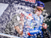 Lomba MotoGP Inggris: Lagi, Marc Marquez Kalah Jelang Finis, Kini dari Alex Rins 