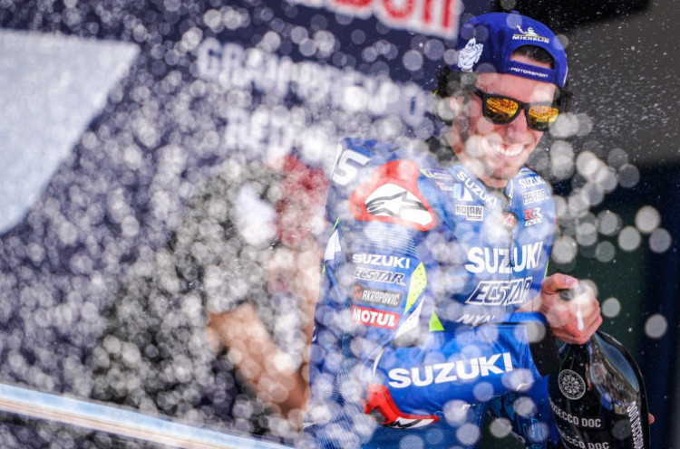 Lomba MotoGP Inggris: Lagi, Marc Marquez Kalah Jelang Finis, Kini dari Alex Rins 