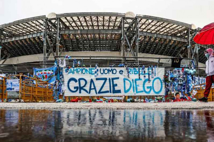 Napoli Resmikan Stadion Diego Armando Maradona