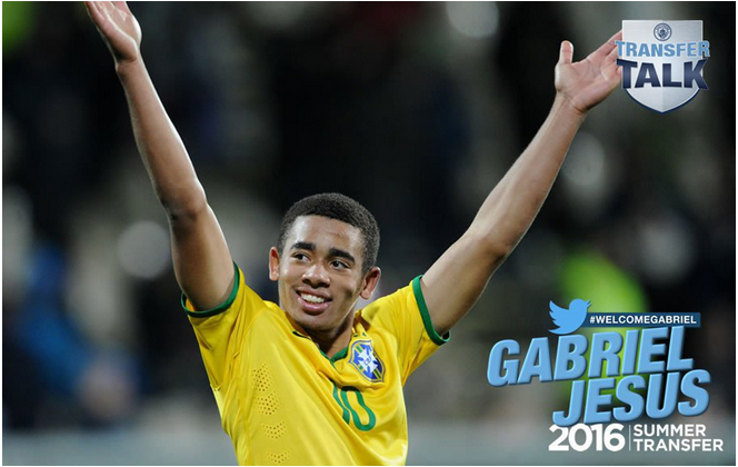 Gabriel Jesus resmi ke City